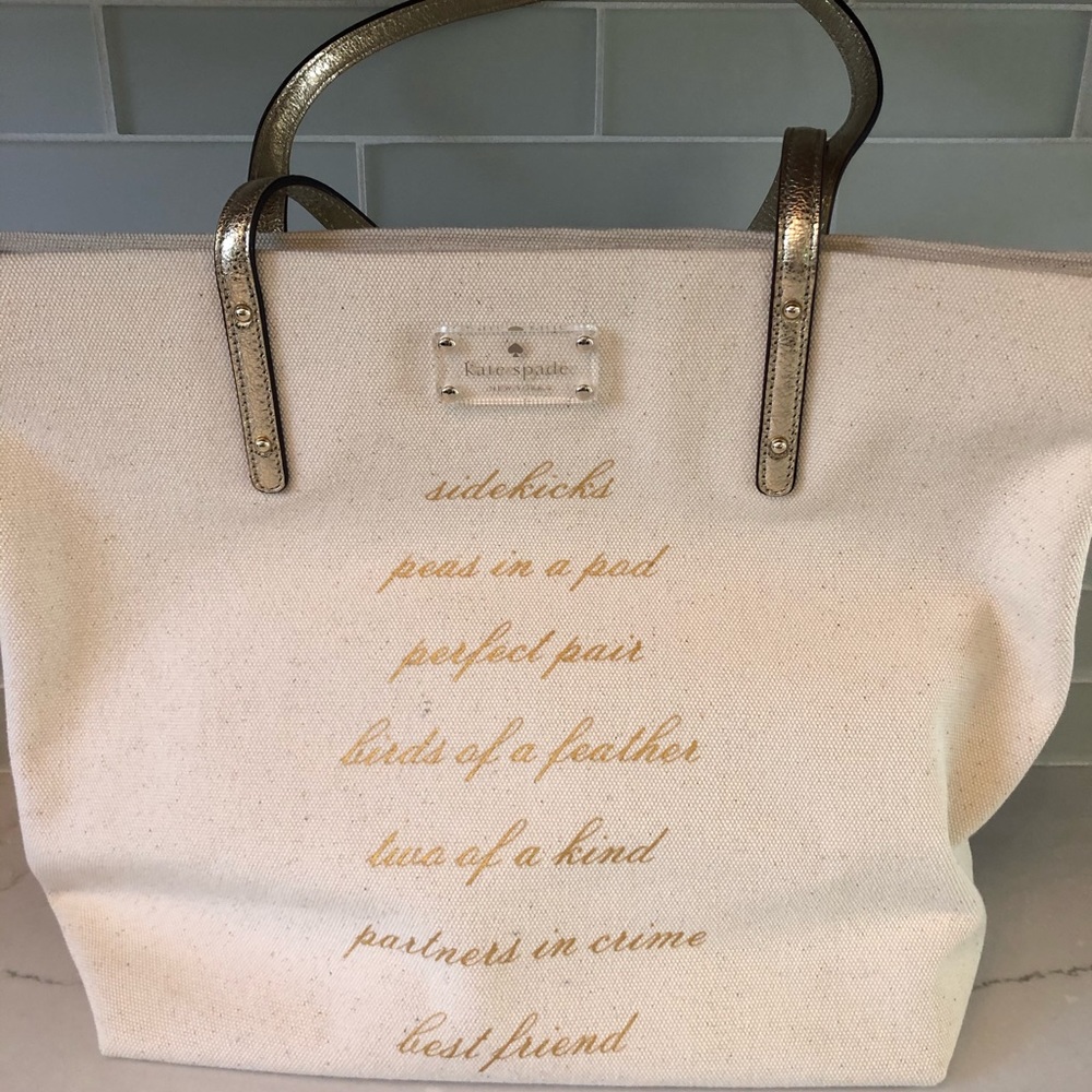 Kate Spade Canvas Tote